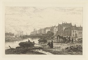 Ansicht der Stadhouderskade von Johan Conrad Greive