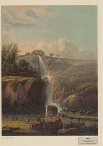 Ansicht des Wasserfalls in Singahan