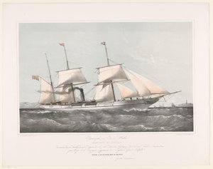 Schraubendampfschiff Mariout et Hedjaz auf See