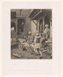 Rauchende türkische Männer von Johan Georg Otto graf von Rosen