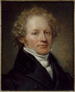 Porträt von Per Daniel Amadeus Atterbom von Johan Gustaf Sandberg