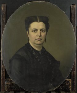 Jeanette Antoinette Pietermaat (1818-70). Ehefrau von Pieter Mijer von Johan Heinrich Neuman (signed by artist)