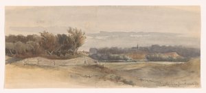 Panoramische Landschaft von Johan Hendrik Weissenbruch (signed by artist)