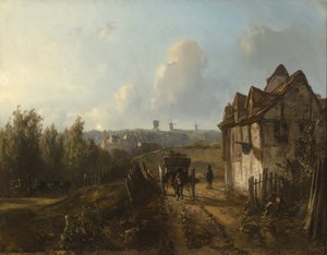 Ansicht auf Montmartre von Johan Jongkind