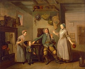 David Garrick und Mary Bradshaw in David Garricks 