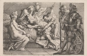 Simson von den Philistern überwältigt von Johan Joseph Zoffany