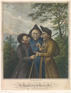 Drei jüdische Kaufleute von Johan Martin Billroth (possibly)