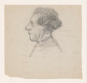 Porträt eines Unbekannten von Johan Michaël Schmidt Crans