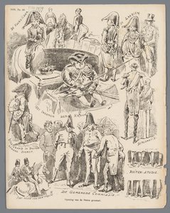 Karikatur zur Eröffnung der Generalstaaten, 1870