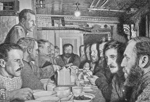 Am Abendbrottisch, 14. Februar, 1895, 1895, 1897 von Johan Nordhagen
