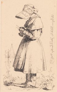 Kleine Regine in Vallekilde von Johan Thomas Lundbye