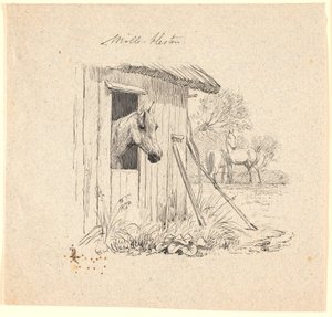 Das Mühlenpferd von Johan Thomas Lundbye