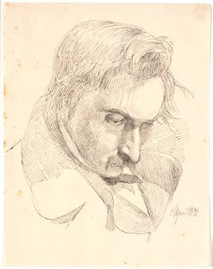 Porträt eines der Brüder des Künstlers von Johan Thomas Lundbye