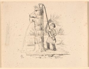 Posten. Illustration zu Kaalunds "Fabler for Børn"