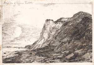 Südseite von Refnæs von Johan Thomas Lundbye