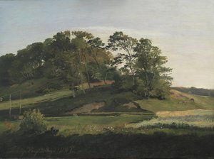Bewaldete Hügel bei Sørupvang von Johan Thomas Lundbye
