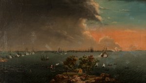Zweite russisch-schwedische Schlacht von Svensksund am 10. Juli 1790 von Johan Tietrich Schoultz