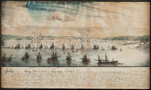 Die Schlacht von Fredrikshamn im Mai 1790, 1791 von Johan Tietrich Schoultz