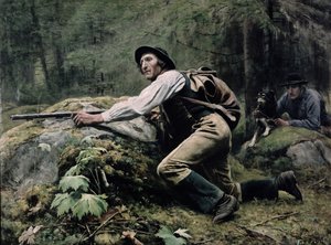 Elchjagd, 1889