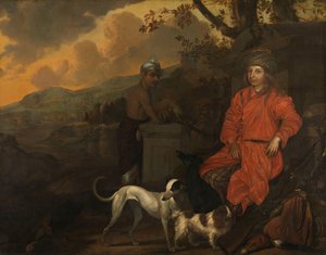 Porträt von Philippus Baldaeus und Gerrit Mossopotam