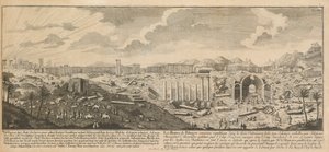 Ruinen von Palmyra, antike Stadt Syriens von Johann Adam Delsenbach