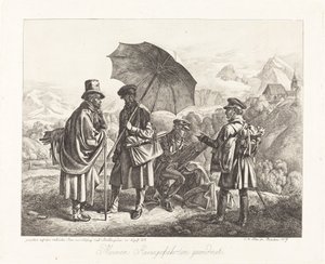 Die Maler auf der Reise von Johann Adam Klein