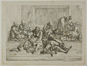 Schafschur von Johann Adam Klein