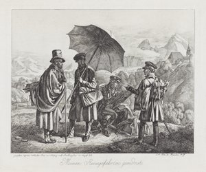 Die Künstler auf ihrer Reise