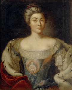 Porträt von Prinzessin Alexandra Kurakina, geb. Panina 1711-1786 von Johann Balthasar Frankart