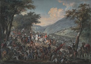 Kaiser Alexander I. und sein Gefolge durchqueren die Vogesen im Juli 1815, 1825 von Johann Baptist Hoechle