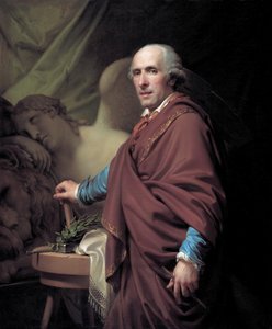 Porträt des Bildhauers Antonio Canova, 1806 von Johann Baptist Lampi the Younger