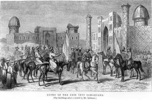 Einzug des Emirs in Samarkand, aus 