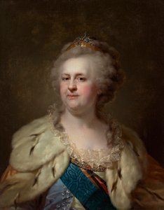 Porträt der Kaiserin Katharina II 1729-1796, 1790er