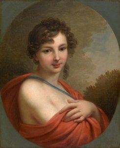 Porträt von Yelena Naryshkina 1785-1855, 1800