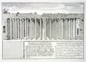 Zisterne unter dem Hippodrom, Konstantinopel, Türkei, aus 
