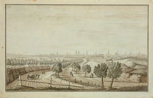 Ansicht des Halleschen Tors
