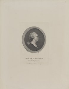 Porträt des Komponisten Joseph Schuster 1748-1812, 1811