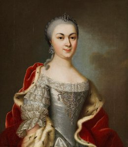Porträt von Prinzessin Maria Louise Albertine von Hessen-Darmstadt, ca. 1760