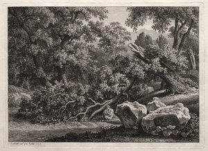 Heroische Landschaft: Der Satyr spielt die Flöte von Johann Christian Reinhart
