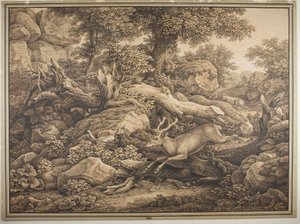 Szene aus dem Chigis Park in Aricia von Johann Christian Reinhart
