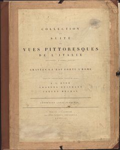 Sammlung oder Suite malerischer Ansichten Italiens von Johann Christian Reinhart, Albert Christoph Dies and Jacob Wilhelm Mechau