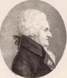 Porträt des Komponisten Pierre-Alexandre Monsigny 1729-1817, 1826 von Johann Christoph Heckel