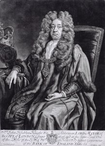 Sir John Houblon (1632-1711) graviert von R. Williams von Johann Closterman