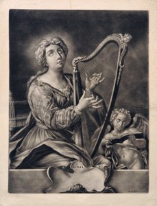 Sankt Cäcilia von Johann Elias Ridinger