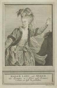 Aloisia Lange, geb. Weber 1760-1839 als Zemire, 1784