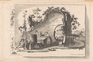 Kaffee- und Teehaus Caffe The und Tobac Zierathen von Johann Esaias Nilson