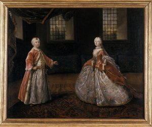 Porträt von Herzog Friedrich III. von Sachsen-Gotha-Altenburg und Herzogin Luise-Dorothee, 1760