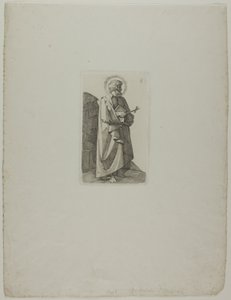 Heiliger Philipp Neri mit Kreuz und Buch von Johann Friedrich Overbeck