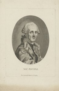 Porträt des Komponisten Niccolò Piccinni 1728-1800, ca. 1790
