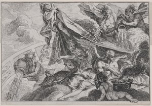Allegorie des Winters mit Diana der Jägerin